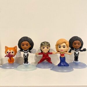 Set of 5 2023 The Marvels McDonald’s Toys    marvel kids happy meal toy boy boys